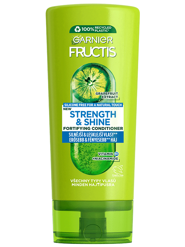 Fructis Strength & Shine Posilující balzám pro všechny typy vlasů bez lesku a síly