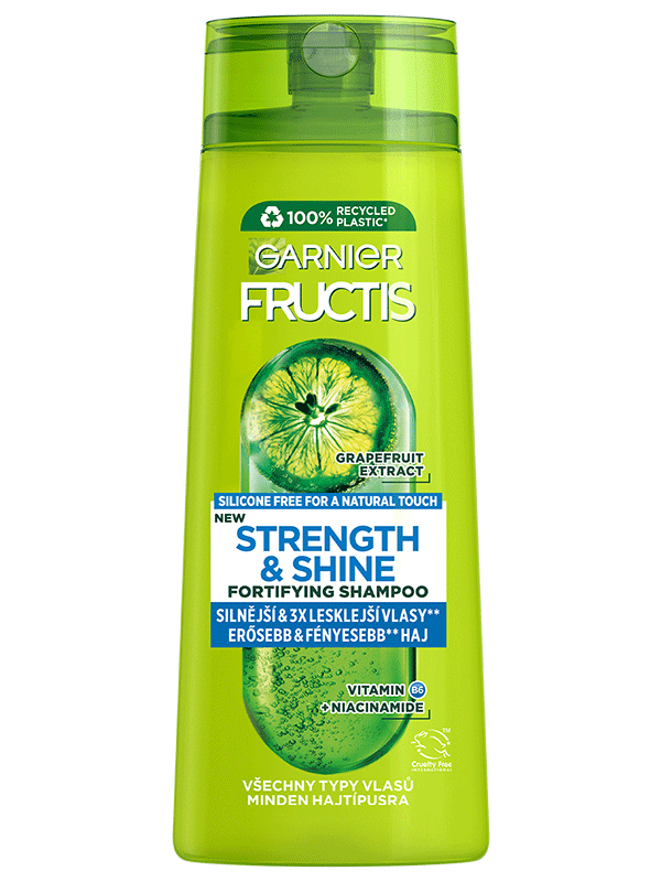 Fructis Strength & Shine Posilující šampon pro všechny typy vlasů bez lesku a síly