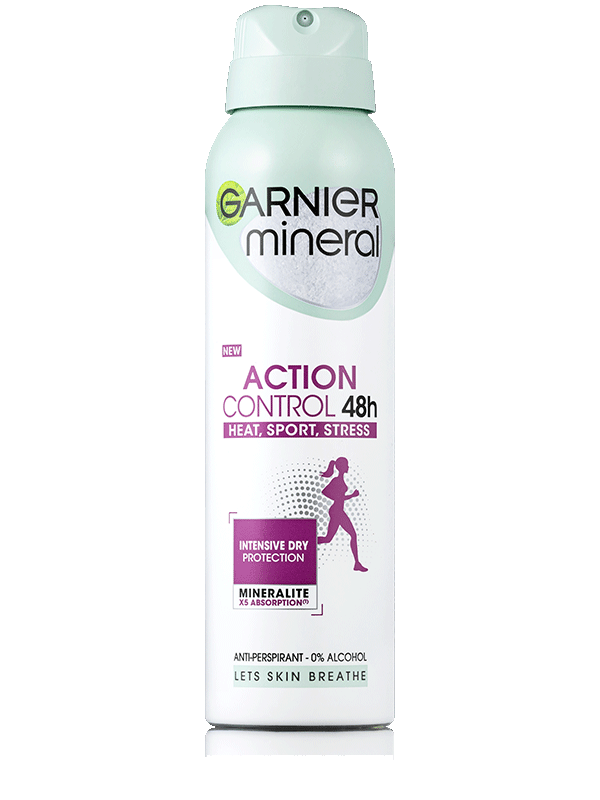 Garnier Mineral Action Control Heat Sport Stress deodorant ve spreji