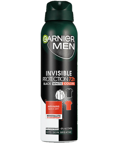 Invisible Black White Colors antiperspirant ve spreji pro muže