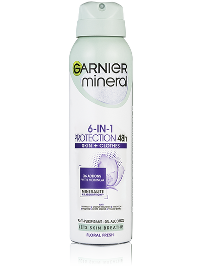 Mineral Protection 6 Skin Clothes Antiperspirant ve spreji