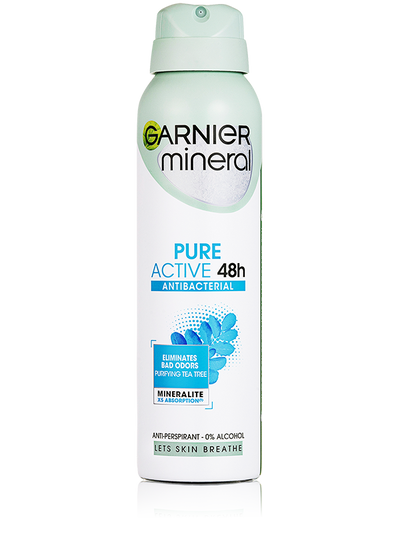 Garnier Mineral Pure Active Antibacterial antiperspirant ve spreji