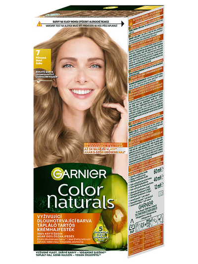 Color Naturals permanentní barva na vlasy 7 Přirozená blond
