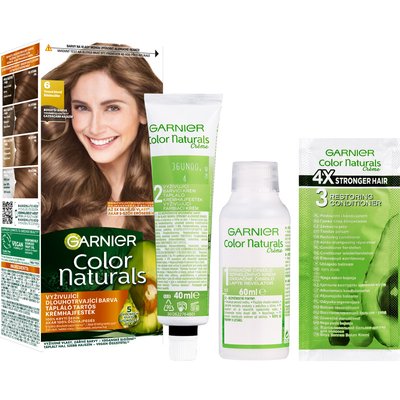 Color Naturals permanentní barva na vlasy 6 Tmavá blond balení