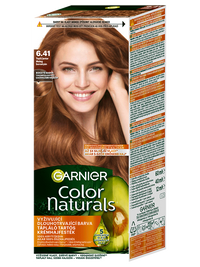 Color Naturals permanentní barva na vlasy 6.41 Teplý jantar