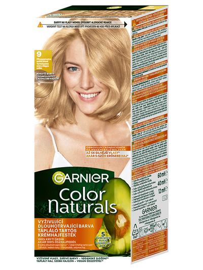 Color Naturals permanentní barva na vlasy 9 Přirozená extra světlá blond
