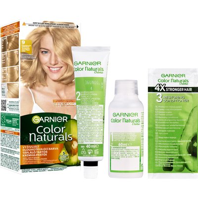 Color Naturals permanentní barva na vlasy 9 Přirozená extra světlá blond balení
