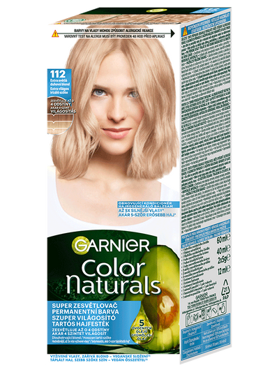 Color Naturals permanentní barva na vlasy 112 Extra světlá duhová blond
