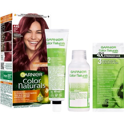 Color Naturals permanentní barva na vlasy 4.62 Sladká višňová balení