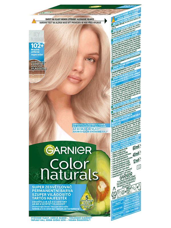 Color Naturals 102+ Mrazivá stříbrná