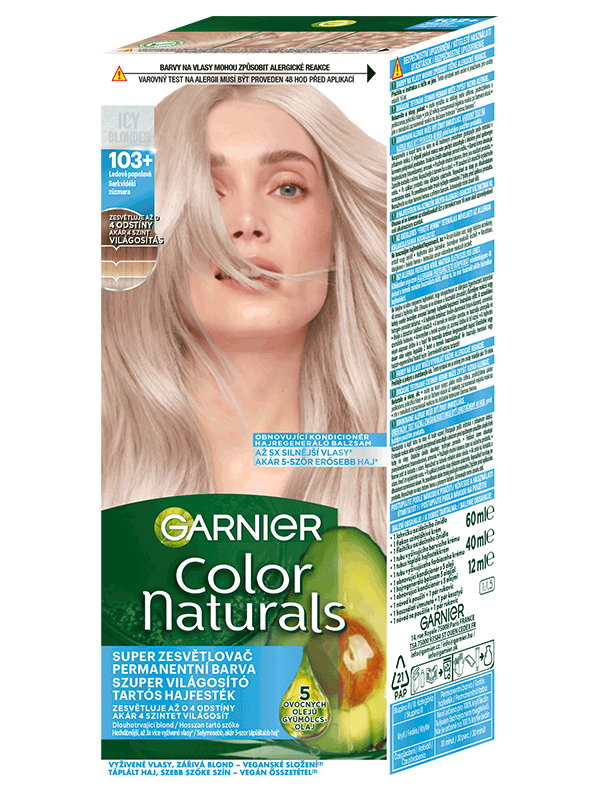 Color Naturals 103+ Ledově popelavá