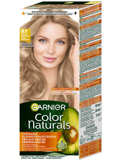 Color Naturals permanentní barva na vlasy - 8.1 platinová světlá blond