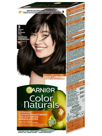 Color Naturals permanentní barva na vlasy - 2.0 přirozená černá