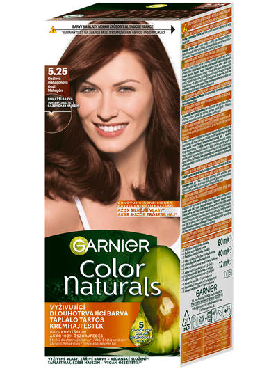 Color Naturals permanentní barva na vlasy - 5.25 Opálová mahagonová