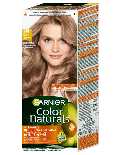 Color Naturals permanentní barva na vlasy - 7N přirozená blond
