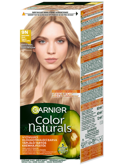 Color Naturals permanentní barva na vlasy - 9N velmi světlá blond