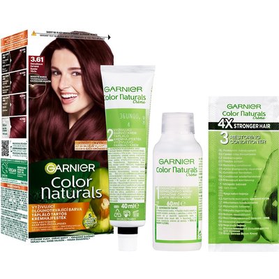 Color Naturals permanentní barva na vlasy - 3.61 ostružinová červená - 2