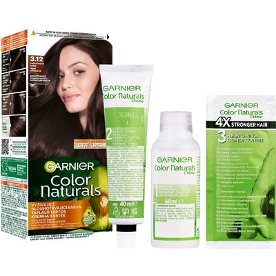 Color Naturals permanentní barva na vlasy - 3.12 ledová tmavě hnědá - 2