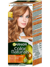 Color Naturals permanentní barva na vlasy 7.34 měděná