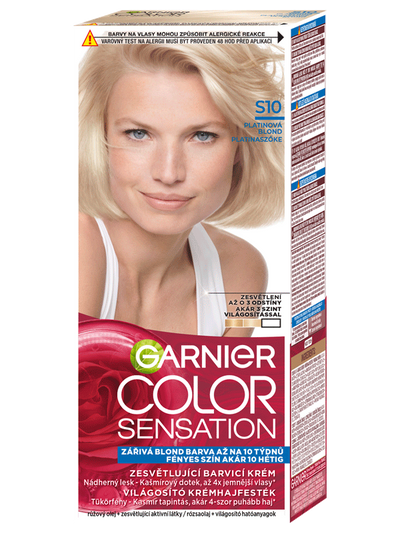 Color Sensation permanentní barva na vlasy - S10 platinová blond