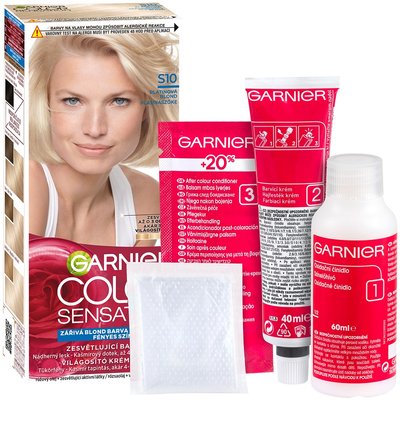 Color Sensation permanentní barva na vlasy - S10 platinová blond - 2