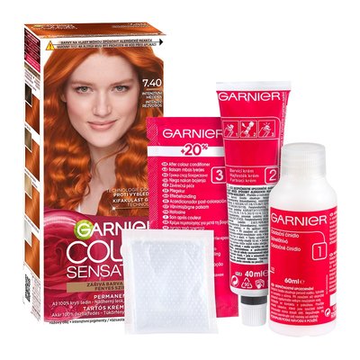 Color Sensation permanentní barva na vlasy - 7.40 intenzivní měděná - 2