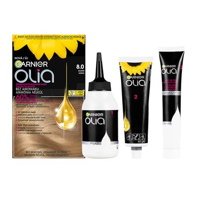 Olia permanentní barva na vlasy - 8.0 Blond