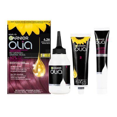 Olia permanentní barva na vlasy - 4.26 Růžová fialová