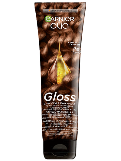 Garnier Olia Gloss - Barvící vlasová maska Cowboy Copper