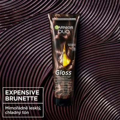 Garnier Olia Gloss - Barvící vlasová maska Expensive Brunette - 9