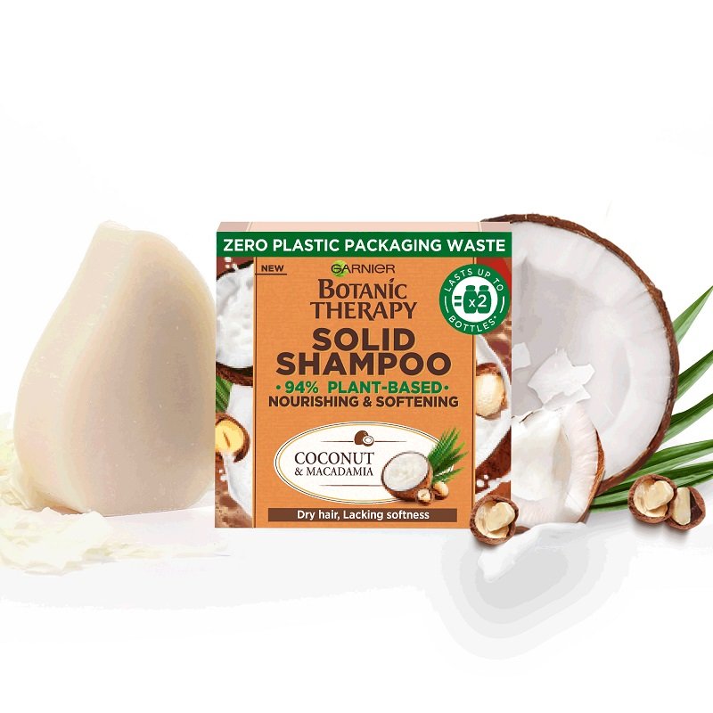 Botanic Therapy tuhý šampon Coconut & Macadamia