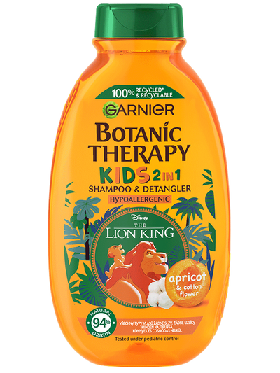 Botanic Therapy Disney Kids 2v1 šampon&kondicionér Lví král, meruňka