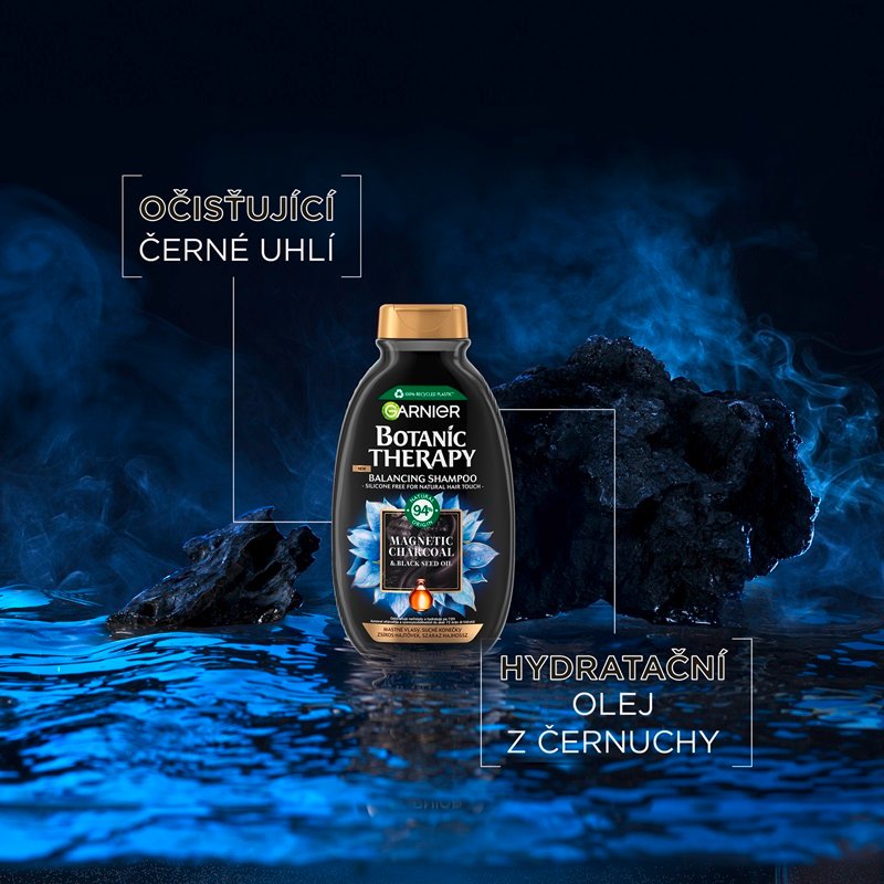 Botanic Therapy Magnetic Charcoal očisťující šampon - 6