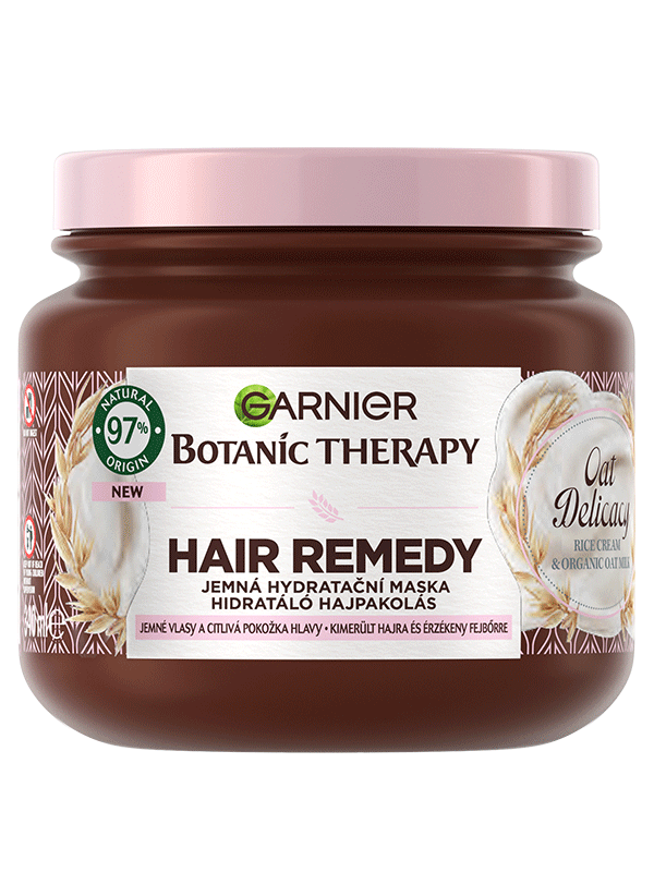 Botanic Therapy Hair Remedy Oat Delicacy jemná hydratační maska pro citlivé vlasy a pokožku hlavy