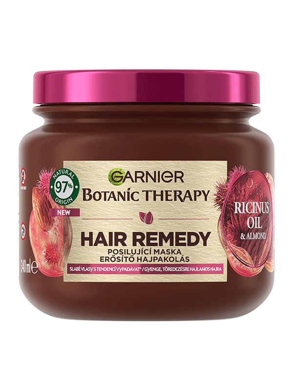 Botanic Therapy Hair Remedy Ricinus Oil Almond maska pro slabé vlasy