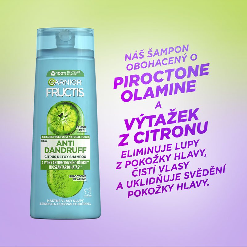 Anti Dandruff Citrus šampon pro mastné vlasy s lupy - 2