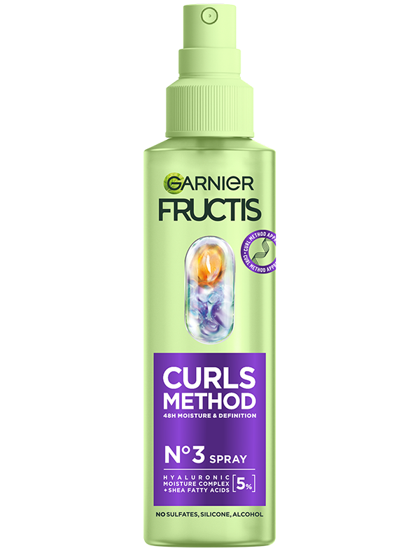 Fructis Curls Method hydratační osvěžující sprej pro suché vlnité a kudrnaté vlasy