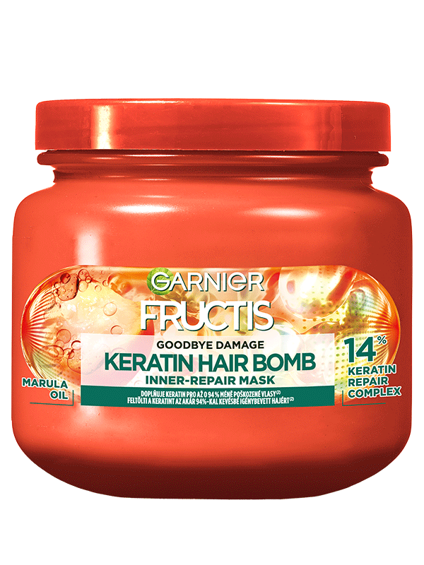 Fructis Goodbye Damage Keratin Hair Bomb Maska na vlasy