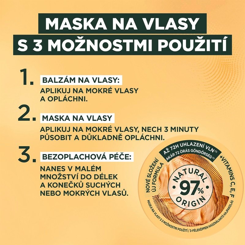 Fructis Hair Food Cocoa Butter 3v1 maska - 4