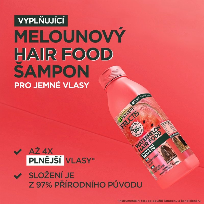Fructis Hair Food Watermelon šampon - 2