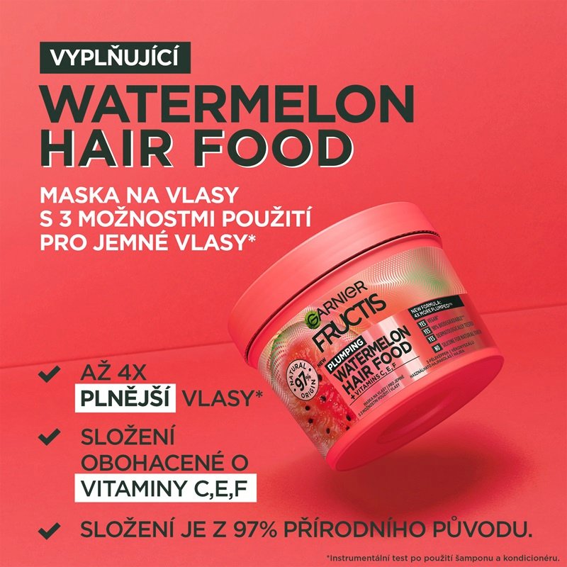Fructis Hair Food Watermelon maska - 3