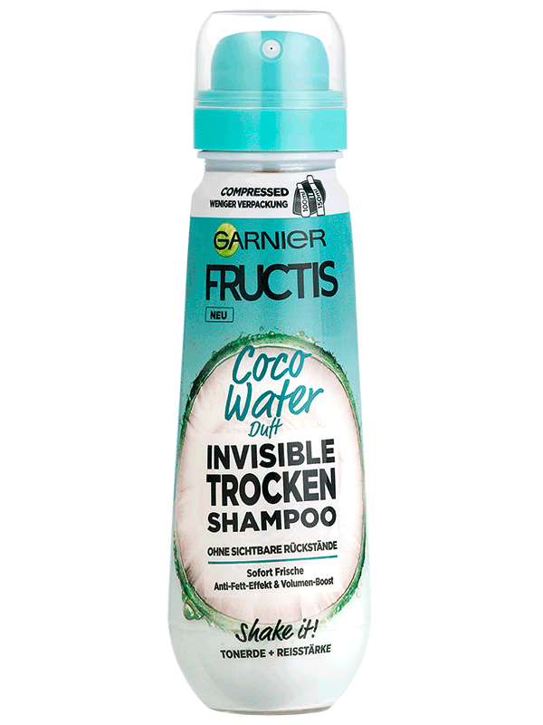 Fructis Neviditelný suchý šampon s vůní kokosové vody
