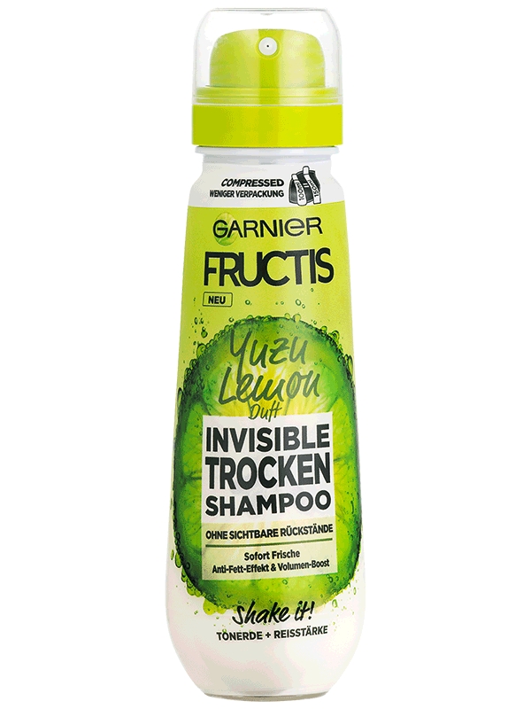 Fructis Neviditelný suchý šampon s vůní yuzu citrónu