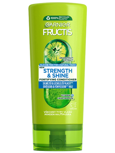 Fructis Strength & Shine Posilující balzám pro všechny typy vlasů bez lesku a síly