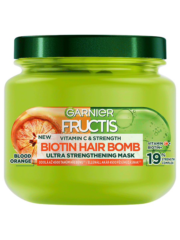 Vitamin & Strength Ultra posilující Biotin Hair Bomb maska pro slabé vlasy