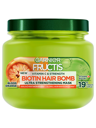 Vitamin & Strength Ultra posilující Biotin Hair Bomb maska pro slabé vlasy