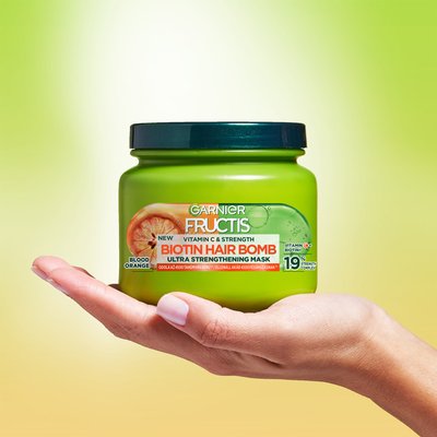 Vitamin & Strength Ultra posilující Biotin Hair Bomb maska pro slabé vlasy - 2