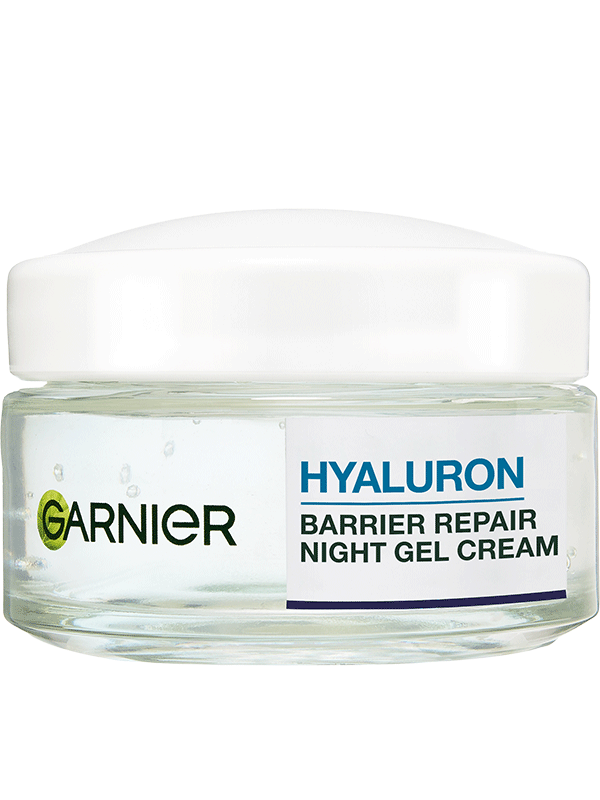Hyaluron noční hydratační gel na obnovu kožní bariéry