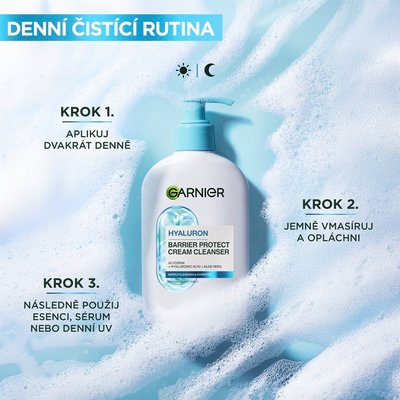 Zklidňující čisticí krém s kyselinou hyaluronovou a aloe vera - 4