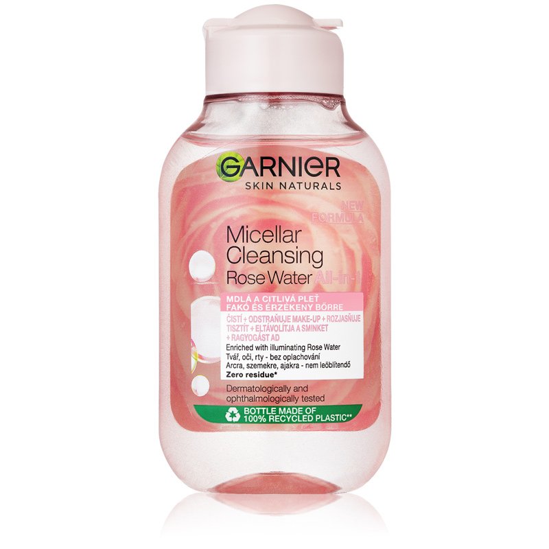 Garnier Skin Naturals rozjasňující micelární voda s růžovou vodou, 100 ml